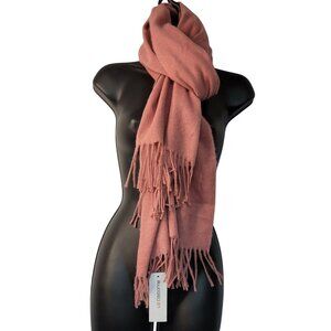 Liz Claiborne Womens Rapture Rose Heather Scarf 70" NWT Classy Cozy